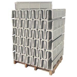Canalón de drenaje de resina de agua de fibra de vidrio de suministro de fábrica 4 "de ancho D100 Kit de drenaje de zanja de rejilla ranurada galvanizada de hormigón polímero - Product Image 6
