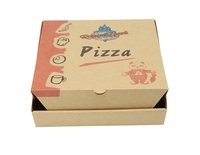 Offre spéciale, emballage de boîte à pizza Carton de fournisseur, emballage imprimé de conception, boîtes à pizza bon marché en vrac avec logo personnalisé de qualité alimentaire