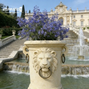 Jardinière en pierre moulée pour l'exportation, style européen, pour espaces résidentiels et villas - Product Image 1