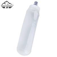 Bouilloire pliable de haute qualité 500 ml, TPU anti-fuite avec valve à morsure, prix de gros pour les distributeurs de fitness et de camping