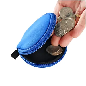 High Quality Custom Size Color Neoprene Soft Multifunction Bag Coin Pouch