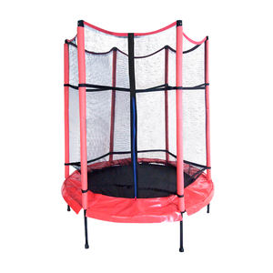 Trampolino rotondo rosso da 4,5 piedi personalizzabile <span class=keywords><strong>per</strong></span> interni, piccolo, economico, professionale, <span class=keywords><strong>per</strong></span> <span class=keywords><strong>bambini</strong></span>, da giardino - Product Image 3