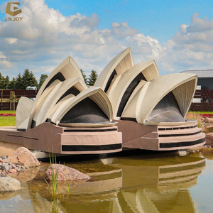 SGMS21 alta calidad impermeable mundialmente famoso edificio Torre Eiffel miniatura paisaje edificio modelo para Parque - Product Image 3