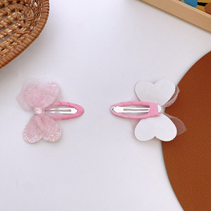 MIO Baby Hairpin Kids Pinos De Cabelo Moda Bonito Colorido Bowtie Sequin Mesh <span class=keywords><strong>Hair</strong></span> Clip para Crianças 2 pcs/set Glitters Bowknot - Product Image 6