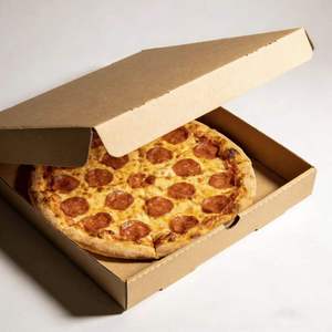 Cajas para Pizza con Impresión Personalizada de 9, 10, 11, 12, 14 y 18 Pulgadas, Cajas para Hamburguesas y Pizza, Cajas de Cartón Corrugado para Pizza - Product Image 3