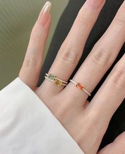 Xinfly Factory Wholesale Luxury 18K Gold Emerald Cut Colored Sapphire <b>Ring</b> <b>Fine</b> <b>Rings</b> - Product Image 4