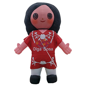 Publicidad Muñeca inflable Dibujos animados inflables Personaje inflable hecho a medida <span class=keywords><strong>Abraham</strong></span> con cerveza - Product Image 2