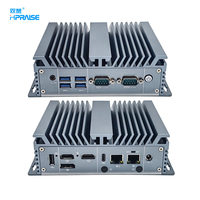 Ordinateur industriel NUC nano mini rs232 rs485 DB9 gpio type-c 4k DP sans ventilateur Alder Lake N100 N300 12V 19V
