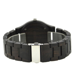 Shenzhen Luxury Bedate Montres à quartz pour hommes avec cadran en bois bon marché Édition limitée Design par le fournisseur de montres - Product Image 3