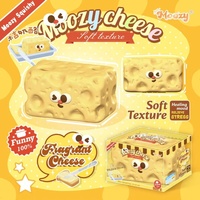 Mainan Mujee Cheese New Original IP Super Besar Slow Rebound pu, Squishy Super Lembut, Lucu, Hadiah