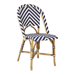 Sedia da giardino in vimini da giardino in <span class=keywords><strong>Rattan</strong></span> per mobili da esterno con sedia da bistrot da pranzo Vintage impilabile in vimini - Product Image 6