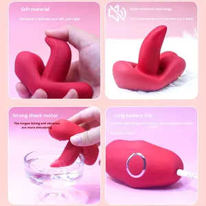 Vibrateur clitoridien et point G à 12 fréquences télécommandé avec fonction de léchage et d'aspiration Jouet sexuel pour adultes - Product Image 2