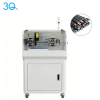Machine de découpe et de dénudage électrique automatique 3Q avec lames en acier haute vitesse et entraînement à 12 roues pour câbles de 70 mm²