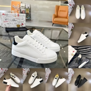 Nuove Sneakers Casual da Uomo con Lacci, Motivo a Scacchi, Tomaia in Vera Pelle di Pecora, Fodera in Rete, Comode per Tutte le Stagioni - Product Image 1