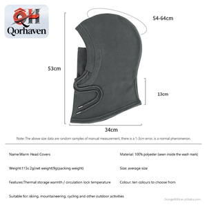 Herfst en winter fleece balaclava fiets- en ski-<span class=keywords><strong>masker</strong></span> winddicht koudebestendig warm gezichtsmasker voor buiten fietsen skiën wandelen - Product Image 2
