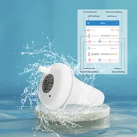 미니 수영장 수족관 애완 동물 디지털 물고기 탱크 물 테라리움 온도 휴대용 LCD 수족관 온도계 유연한 센서