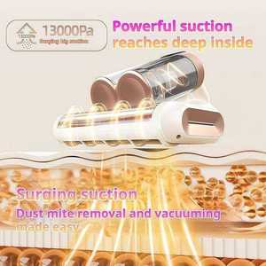 Aspiradora Inalámbrica Liberbot de Alta Potencia 12V100Wh con Motor sin Escobillas, Eliminador de Ácaros del Polvo con Luz UV, Succión de 101-120 AW, Ruido de 40 dB - Product Image 6