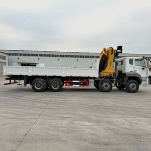 Sinotruk Howo <strong>White</strong>-Yellow Two-Tone N Series 380-horsepower Engine Truck-Mounted <strong>Crane</strong> Truck - Product Image 4