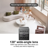 Rilisan Terbaru Kamera Mini HD W09 dengan Braket yang Dapat Disesuaikan, Pemasangan Sederhana, Pemantauan Sudut Lebar, Deteksi Gerakan, Kamera Mini