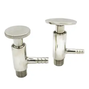 Sanitary Stainless Steel 304 1/4" threaded Wine Sampling Valve