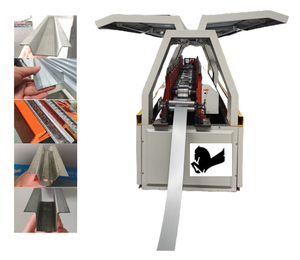 Máquina formadora de rollos de quilla de acero de calibre ligero, perfiles CU para paneles de yeso, construcción de casas, marco de Metal, Perno, Motor de pista, núcleo de rodamientos de motor - Product Image 1
