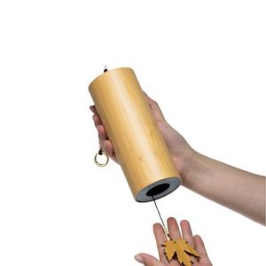 Carillon à vent à manivelle, instrument de musique en bambou japonais, pour jardin extérieur, yoga, décoration intérieure, guérison - Product Image 2