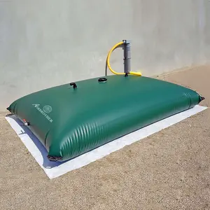 Factory Cheap 1000 L Pillow Shape Flexible Portable Water CollectionStorage Tank PVC Collapsible Rain Water Tanks Garden