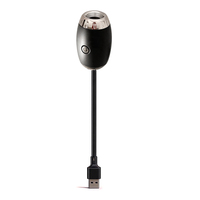 Projecteur d'étoiles LED moderne mini USB édition Lune noire 360° avec veilleuse nébuleuse °   Ajustable