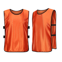 Wanmei Gilet d'entraînement de football personnalisé, T-shirt publicitaire, Cape de coiffure pour activités sportives, Tabliers économiques