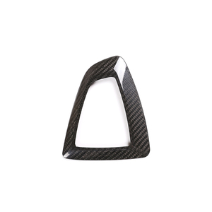 Gerçek Karbon Fiber Vites Değiştirme Düğmesi Tabanı Dekoratif Çerçevesi, 2/3/3GT/4 Serisi Arka Sağdan Direksiyonlu Lüks İç Döşeme İçin - Product Image 2