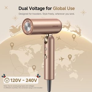 Sèche-cheveux <span class=keywords><strong>de</strong></span> voyage Dreame Pocket Pro, double tension 120V/240V, avec diffuseur, 1300W, <span class=keywords><strong>souffleur</strong></span> ionique professionnel haute vitesse F - Product Image 3
