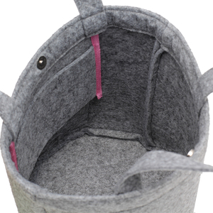 Nhà máy tùy chỉnh cảm thấy Túi quà cảm thấy Túi tongcheng ozis mua sắm cảm thấy dây kéo túi - Product Image 6