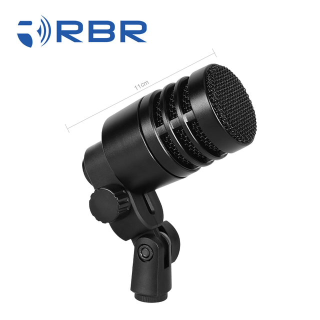 Professional D7 Cardioid Microphone Condenser Set for Drums Metal Wired Microphone for Recording and Live Performance