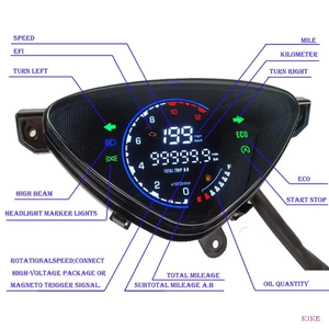 DIHAO para YAMAHA Mio Sporty/Mio <span class=keywords><strong>Amore</strong></span>/Mio Smile BJ, Velocímetro Digital LCD para Motocicleta, Tablero Digital LED, Indicador de 12000 RPM - Product Image 3