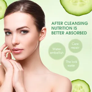 Oem निजी लेबल तेल नि: शुल्क ककड़ी Deeping चेहरे Cleanser विरोधी मुँहासे कार्बनिक शाकाहारी अमीनो एसिड cleanser के सभी के लिए चेहरा धो त्वचा