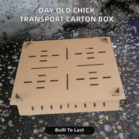 YOUMU Nouvelles boîtes de transport pour poussins d'un jour en carton perforé, cages à poulets