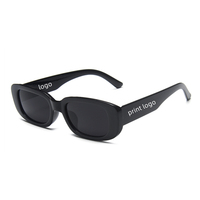 Lucky – lunettes de soleil rectangulaires rétro classiques, vente en gros, marque personnalisée, LOGO, styliste, lunettes de soleil pour hommes et femmes, mode 2023