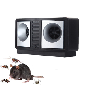 Dispositif répulsif écologique à double Rats, araignées, moustiques, souris à ultrasons, cafard, rongeur - Product Image 1