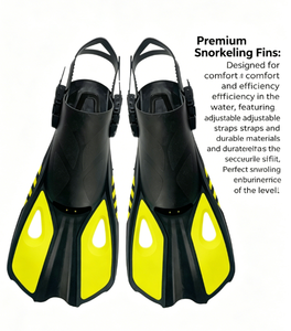 <span class=keywords><strong>PIKOBELLO</strong></span> Professionelle Trainings-Schwimmflossen für Erwachsene aus Gummi zum Tauchen, Gerätetauchen & Schnorcheln - Umweltfreundliches Vollfuß-Design - Product Image 1