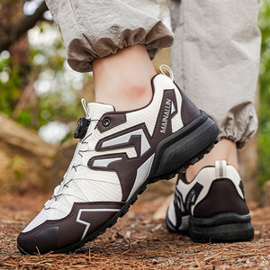 Chaussures de randonnée respirantes pour hommes, ajustement par boucle rotative, antidérapantes, durables, pour activités de plein air - Product Image 4