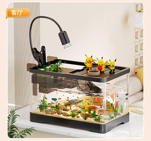 Aquarium en plastique acrylique multifonctionnel de haute qualité, transparent, caractéristiques écologiques pour la reproduction saine des poissons et des tortues - Product Image 6