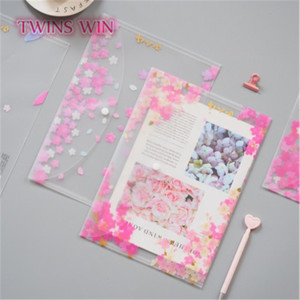 Papeterie pour étudiant fleur a4 sac de <span class=keywords><strong>fichier</strong></span> en plastique 573 - Product Image 4