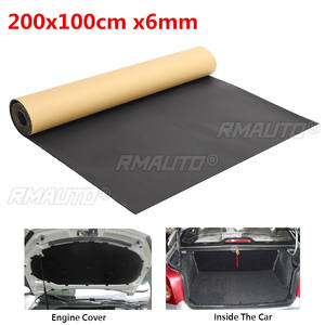 200x100cm 6mm Auto Car Sound Deadening Cotton Mat Automobiles Heat Insulation Sound-proof <b>Pad</b> <b>Foam</b> Interior Accessories - Product Image 1