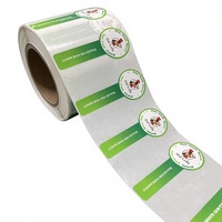 Autocollants personnalisés en papier UV transparent pour bougies parfumées, imperméables et écologiques, autocollants promotionnels pour utilisation en supermarché
