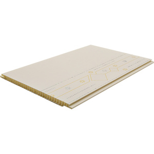 Vente en gros Matériau intérieur personnalisé Panneau de <span class=keywords><strong>plafond</strong></span> extérieur en aluminium étanche <span class=keywords><strong>Pose</strong></span> perforée en 375 Rectangle décalé - Product Image 1