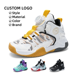 Baskets montantes Cema OEM pour garçons, en maille respirante, chaussures décontractées mi-montantes pour sports de plein air et chaussures de <span class=keywords><strong>basketball</strong></span> pour enfants. - Product Image 1