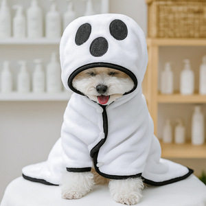 Teddy Bear <b>Clothes</b>, Bichon Frise Pet Bath Robes, <b>Cat</b> and Dog Bath Towels, Cute Pet Halloween and Christmas Outfits - Product Image 2