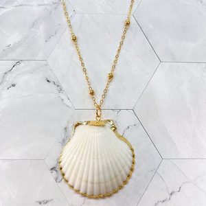 Conchas de concha naturales bohemias para hacer joyas DIY, colgantes de concha de <span class=keywords><strong>Kauri</strong></span> 3D, collares inspirados en la playa y accesorios para llaveros - Product Image 3