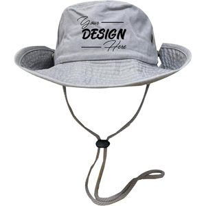 Unisexe 1510 personnalisé personnalisé Safari été seau chapeaux avec Logo textes broderie 2025 marque - Product Image 3