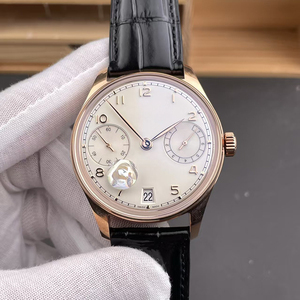 New Trend Custom Edition 7 Day Power Automatic Sapphire <b>Rose</b> Gold Case White Dial Black Leather Mens <b>Top</b> Luxury Mechanical Watch - Product Image 1